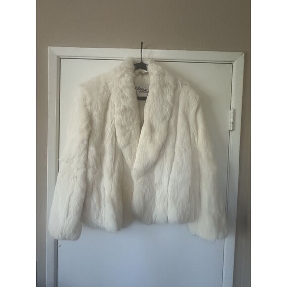 Vintage Wilsons Rabbit Fur Jacket | Size Medium | Genuine Fur Coat - Picture 1 of 8